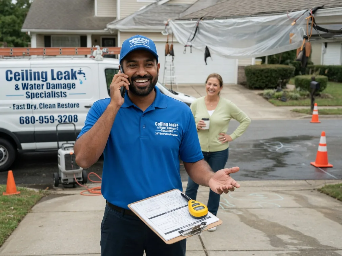 Ceiling Leak Cleanup Windom, TX FAQs